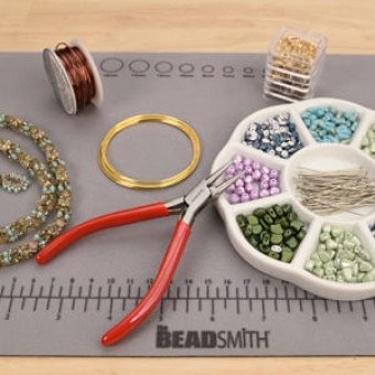 Круглогубцы BEADSMITH SLIMLINE ROUNDNOSE 120 мм (красные) (США)
