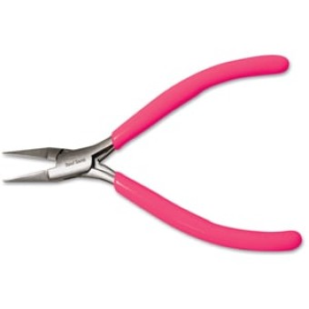 Плоскогубцы BEADSMITH PINK HANDLE FLATNOSE 120 мм (розовые) (США)