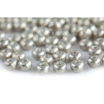 Бисер MIYUKI Baroque Pearl SILVER 6/0 #3956, 5 гр