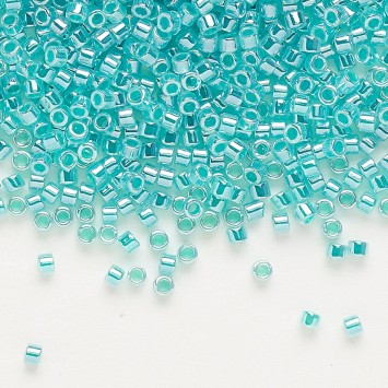 Бисер MIYUKI DELICA 11/0 GREEN AQUA-LINED LUSTER (#238), 4 гр