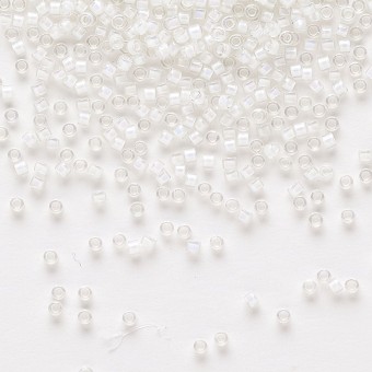 купить бисер MIYUKI DELICA 11/0 WHITE-LINED AB #066 в Калининграде