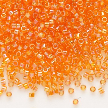 Бисер MIYUKI DELICA 11/0 TANGERINE AB (#151), 4 гр