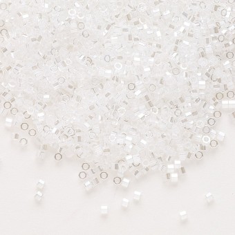Бисер MIYUKI DELICA 11/0 CRYSTAL LUSTER #050, 4 гр