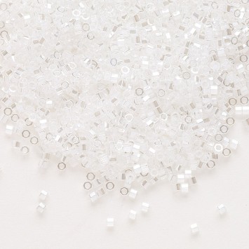 Бисер MIYUKI DELICA 11/0 CRYSTAL LUSTER (#050), 4 гр