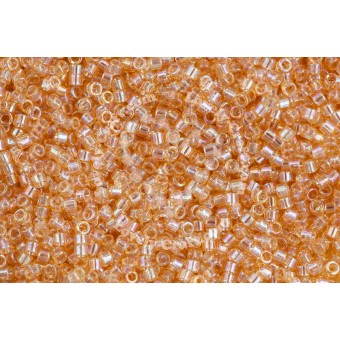 Бисер MIYUKI DELICA 11/0 LIGHT TOPAZ AB #100, 4 гр