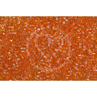 Бисер MIYUKI DELICA 11/0 TANGERINE AB #151, 4 гр