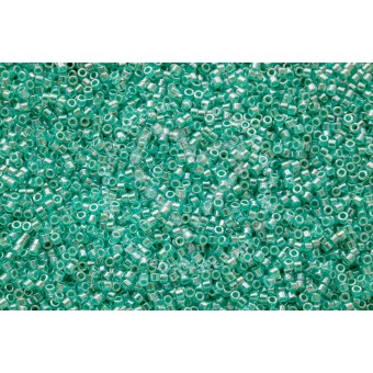 Бисер MIYUKI DELICA 11/0 GREEN AQUA-LINED LUSTER #238, 4 гр