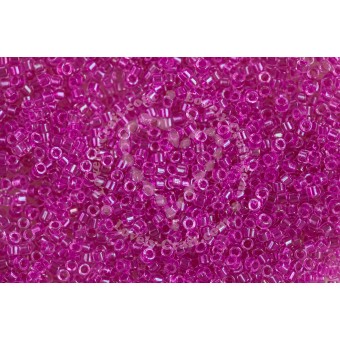 Бисер MIYUKI DELICA 11/0 LIGHT FUCHSIA AB #074, 4 гр