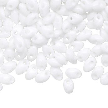 Бисер MIYUKI Long Magatama WHITE (#402), 10 гр