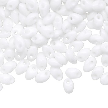 Бисер MIYUKI Long Magatama WHITE (#402), 10 гр