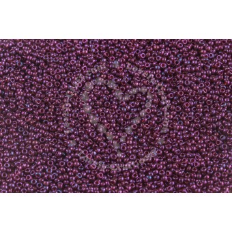 Бисер MIYUKI круглый 11/0 CRANBERRY GOLD LUSTER #313, 10 гр
