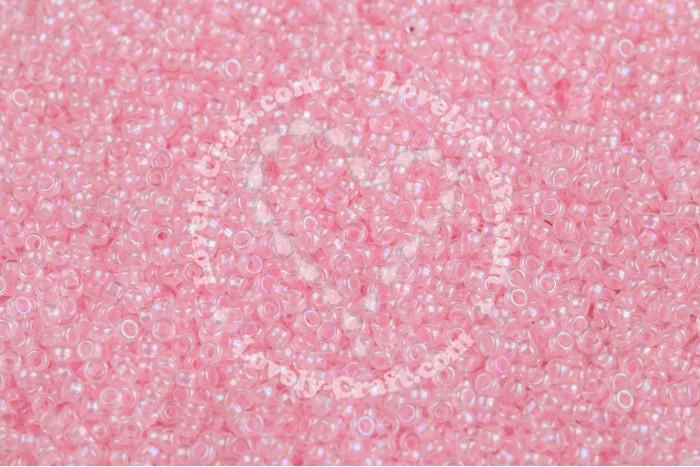 Купить круглый бисер Miyuki 15/0 нежно-розового цвета холодного оттенка (#272) в интернет-магазине «Любимое Творчество»