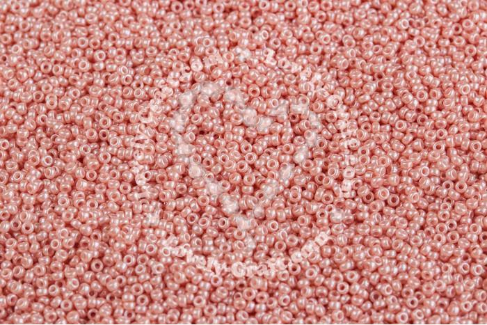 Купить круглый бисер Miyuki 15/0 тёпло-розового оттенка с коралловым подтоном (#429) в интернет-магазине «Любимое Творчество»
