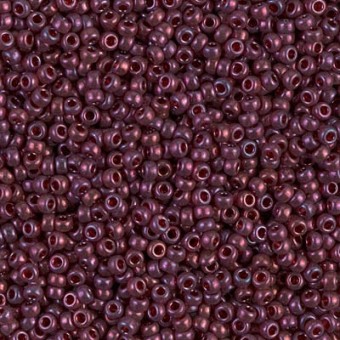 Бисер MIYUKI круглый 11/0 CRANBERRY GOLD LUSTER #313, 10 гр