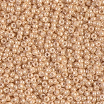 Бисер MIYUKI круглый 11/0 DARK BEIGE CEYLON (#593), 10 гр