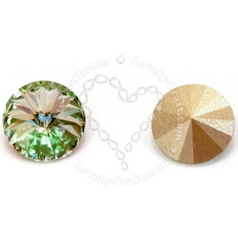Риволи 12 мм - Chrysolite #238 (SWAROVSKI, Австрия)