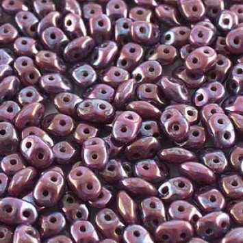 Бусины MATUBO SUPERDUO™ NEBULA VIOLET 2,5x5 мм (#23020/15001), 10 гр