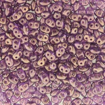 Бусины MATUBO SUPERDUO™ HALO MAGENTA 2,5x5 мм (#00030/29262), 10 гр