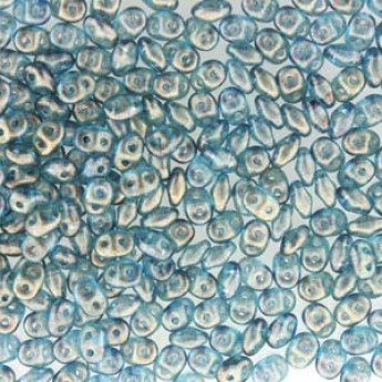 Бусины MATUBO SUPERDUO™ HALO CELESTIAL BLUE 2,5x5 мм (#00030/29266), 10 гр