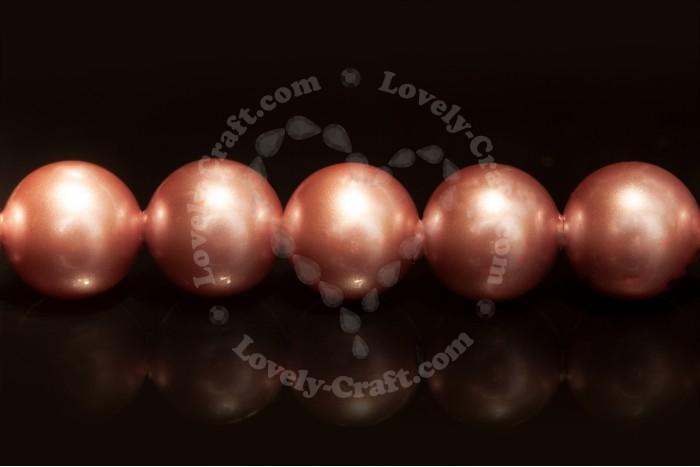 Купить хрустальный жемчуг Swarovski Crystal Pearl 5810 (Powder Rose #001 352) - 6 мм в интернет-магазине «Любимое Творчество»