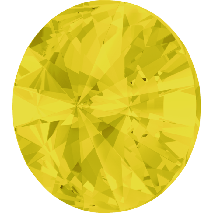 Купить компонент Swarovski риволи 12 мм - Yellow Opal (#231) в интернет-магазине «Любимое Творчество»