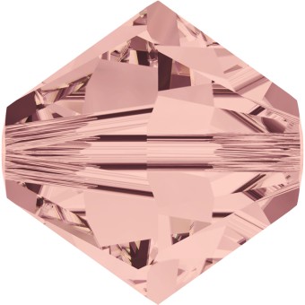 Биконусы SWAROVSKI 5328 XILION 4 мм - Blush Rose #257, 10 бусин