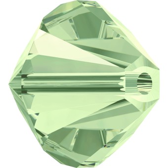 Биконусы SWAROVSKI 5328 XILION 4 мм - Chrysolite #238, 10 бусин