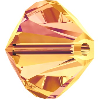 Бусины Swarovski Биконусы XILION 5328 (Crystal Astral Pink #001 API) - 4 мм