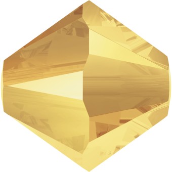 Биконусы XILION 4 мм - Crystal Metallic Sunshine #001 Metsh (SWAROVSKI, Австрия)