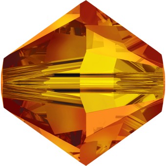 Биконусы XILION 4 мм - Fireopal #237 (SWAROVSKI, Австрия)