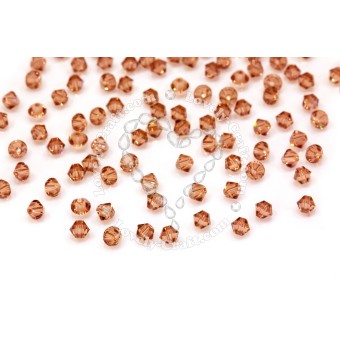 Биконусы SWAROVSKI 5328 XILION 4 мм - Blush Rose #257, 10 бусин
