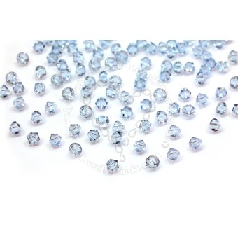 Биконусы SWAROVSKI 5328 XILION 4 мм - Light Azore #361, 10 бусин