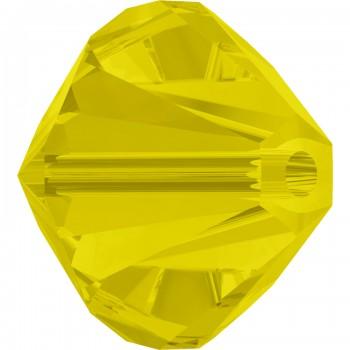 Swarovski Биконусы XILION (Yellow Opal) - 6 мм