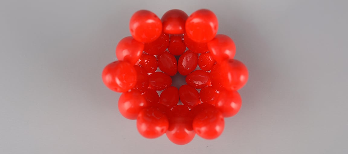 Овальные бусины PRECIOSA Candy для сшивания шариков - палитра цветов