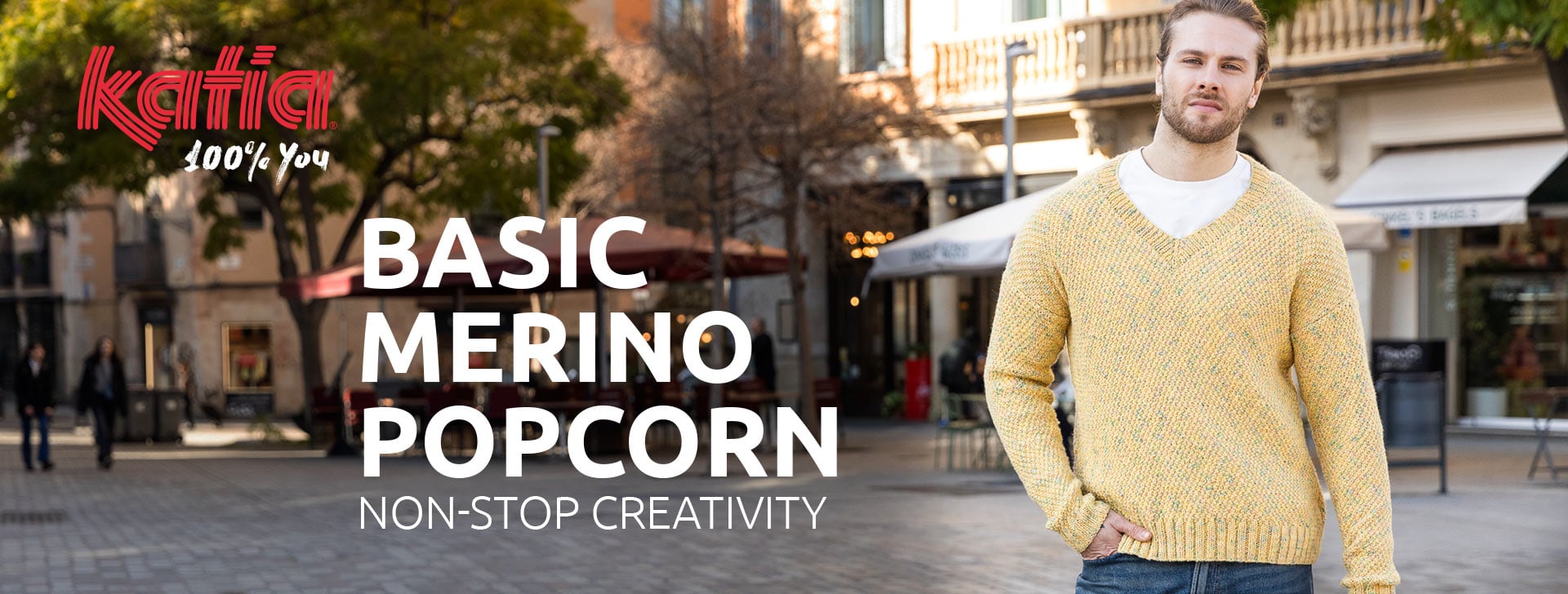 купить пряжу Katia Basic Merino Popcorn в Калининграде или с доставкой в любой город России