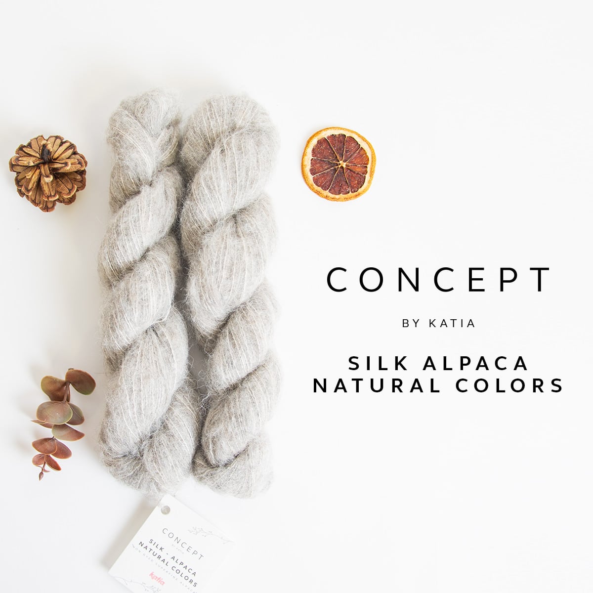 Купить пряжу Concept by Katia Silk-Alpaca Natural Colors в Калининграде