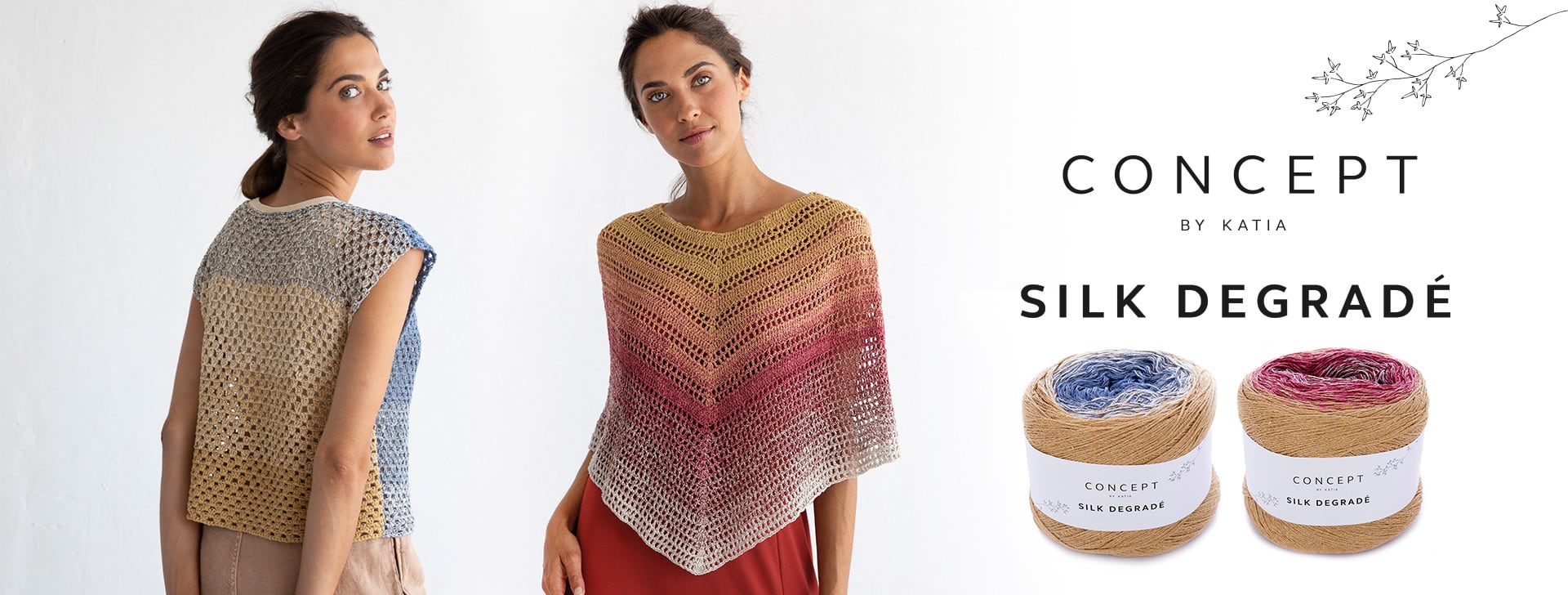 купить пряжу Katia Concept Silk Degrade в Калининграде или с доставкой по РФ
