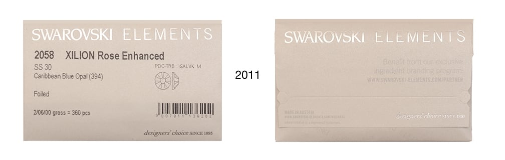 Как выглядела упаковка Swarovski в 2021 году Как выглядела упаковка Swarovski в 2021 году