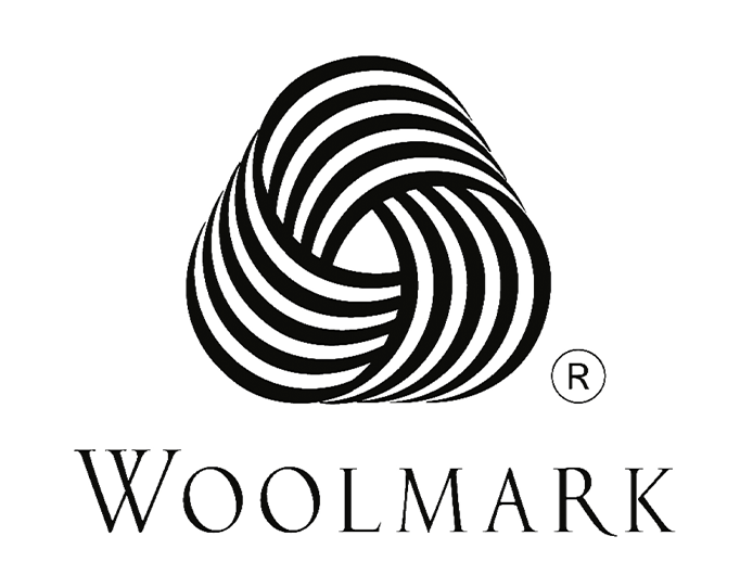Логотип сертификата Woolmark на этикетке пряжи