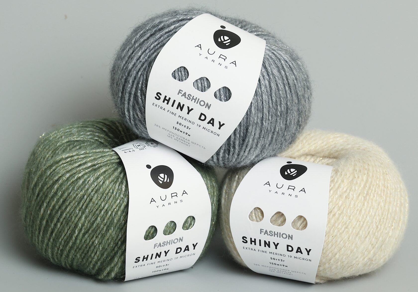 купить пряжу Aura Yarns Fashion Shiny Day в Калининграде или с доставкой в любой город России