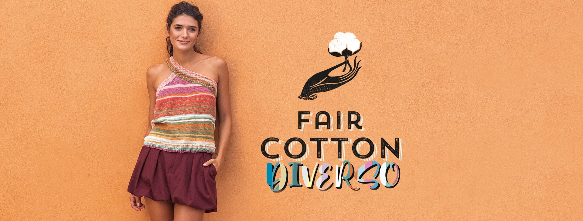Купить пряжу Katia Fair Cotton Diverso в Калининграде. Доставим в любой город по РФ