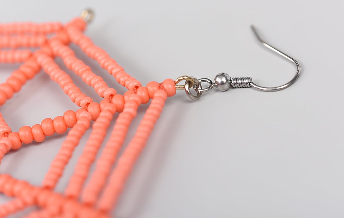 Лёгкие серьги-паутина handmade — украшение с элементами готики