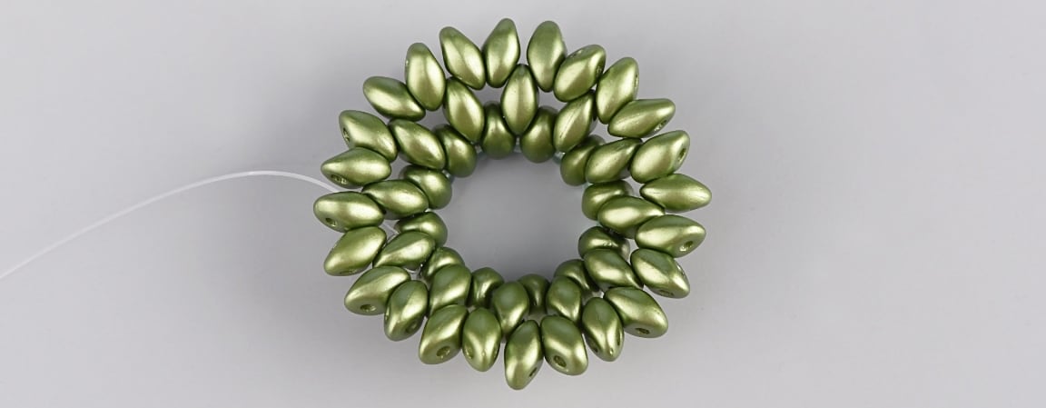 Схема бисероплетения для браслета Pistachio Wonder