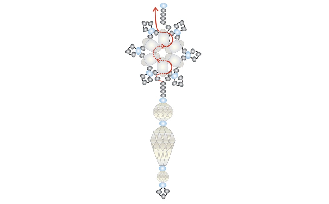 Завершение бахромы снежинки Snow Queen Bauble