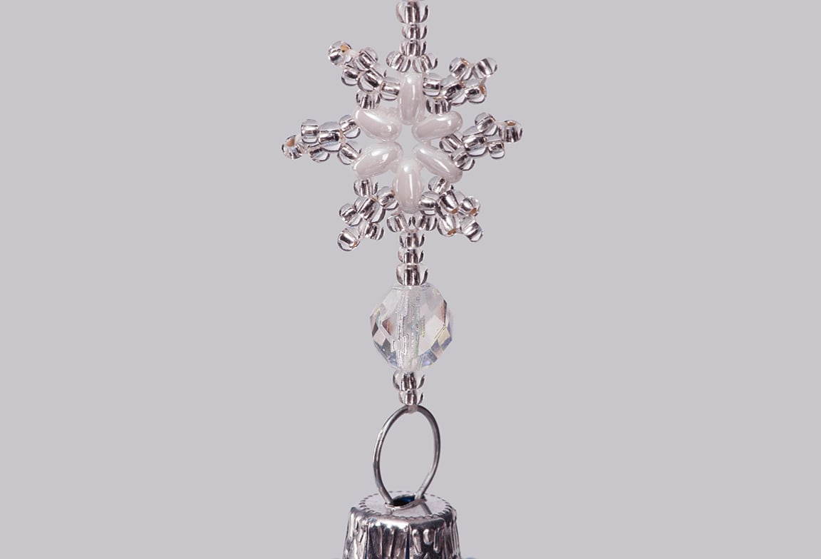 Схема петли для подвешивания Snow Queen Bauble