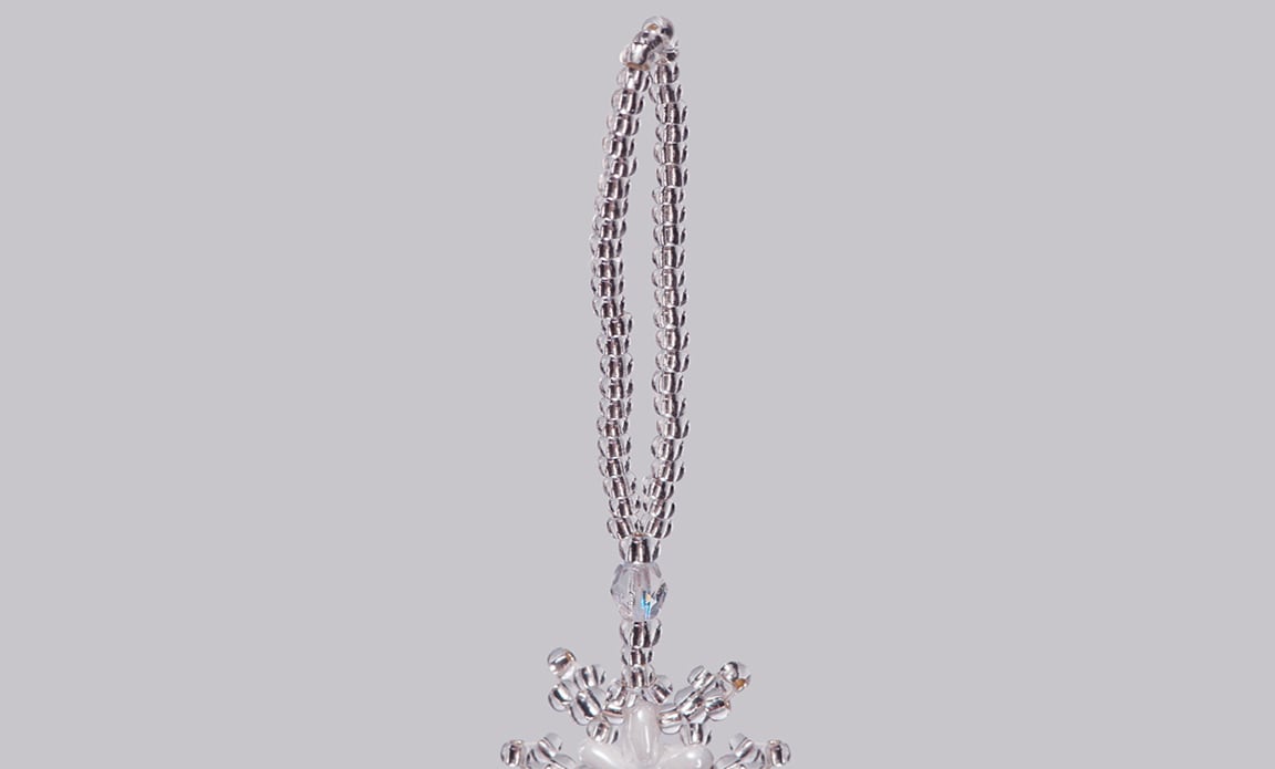 Схема завершения петли для Snow Queen Bauble