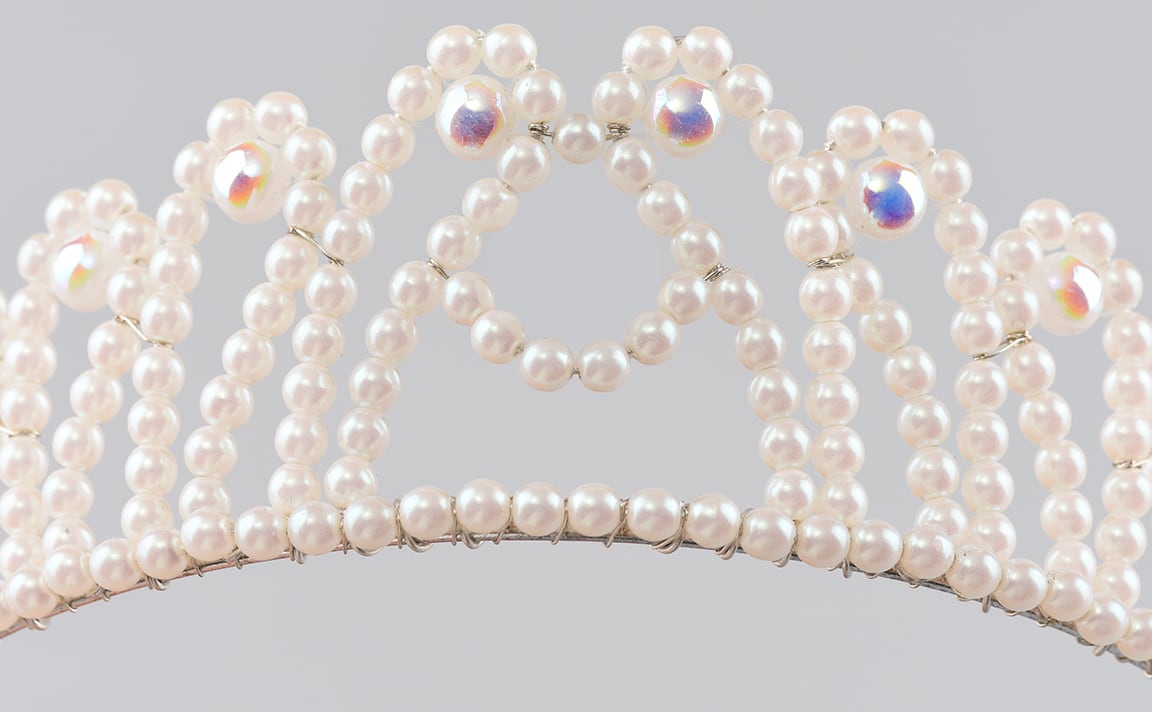 Соединение крупных капель ободка Wedding Headband
