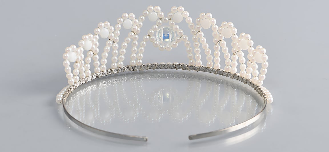 Финальный декор ободка Wedding Headband с Candy C1