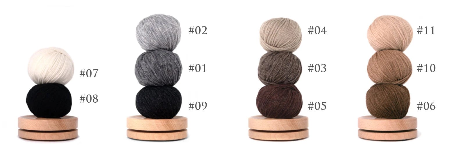 натуральные цвета пряжи из беби верблюда Pascuali: Camel DK